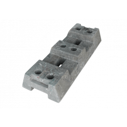 Kopie von BAUZAUNWELT 11 kg Premium 2,20 x 2,00 m 15er Set - 16 kg PE Fuß