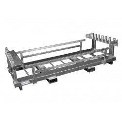 Kopie von BAUZAUNWELT 11 kg Premium 2,20 x 2,00 m 15er Set - 16 kg PE Fuß