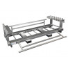 BAUZAUNWELT 11 kg Premium 2.20 x 2.00 m 15-piece set - 16 kg PE base